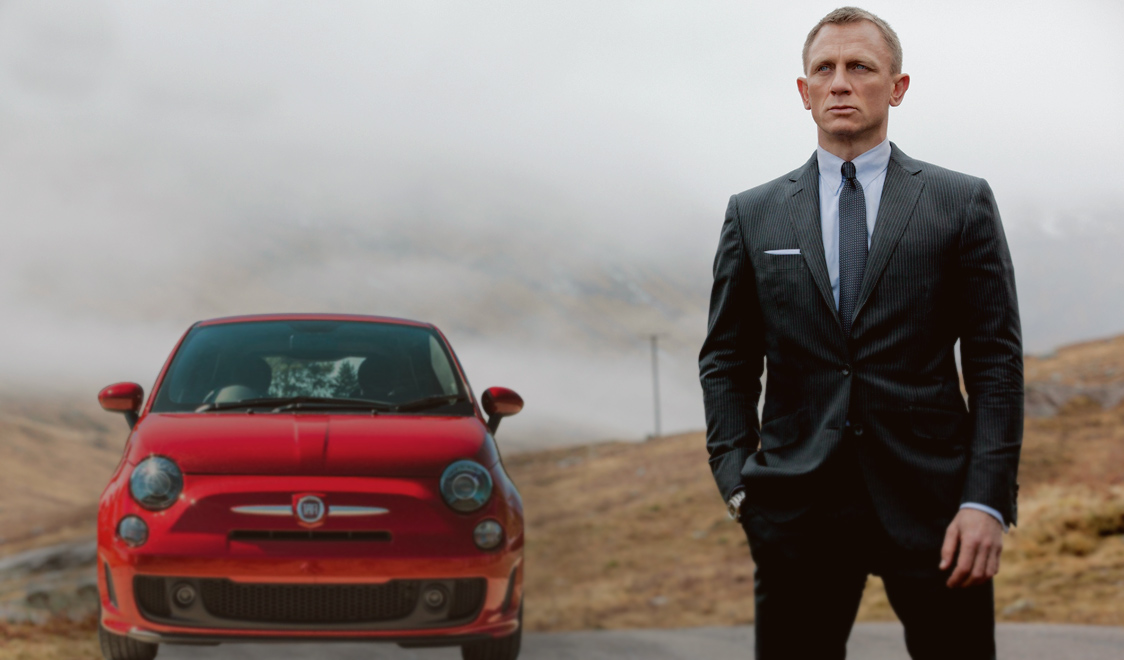 James Bond Fiat 500 new car movie 2015 Cover