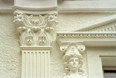 plaster moldings for facade