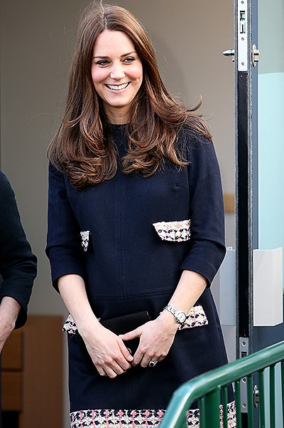 The Duchess Of Cambridge Officially Names The Clore Art Room At Barlby Primary School