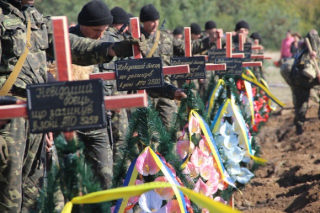 Кладбище для неопознанных бойцов украинской армии обнаружено под Днепропетровском