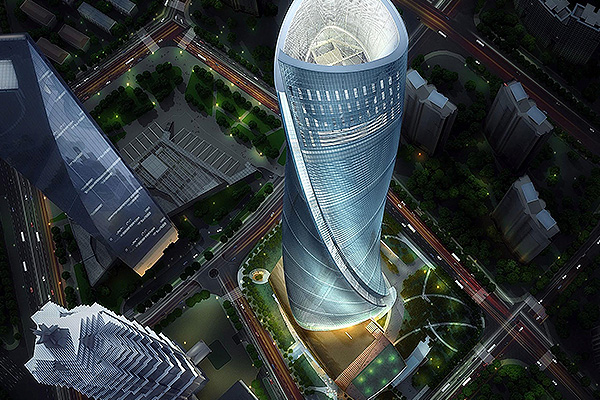 Озелененный небоскреб в Шанхае обещает удивить весь мир