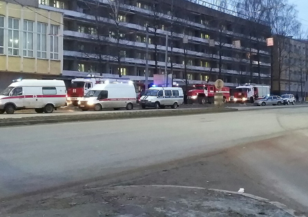 пожар в Смоленске 2016