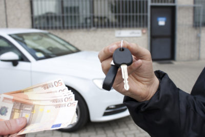 buying a car with key exchange
